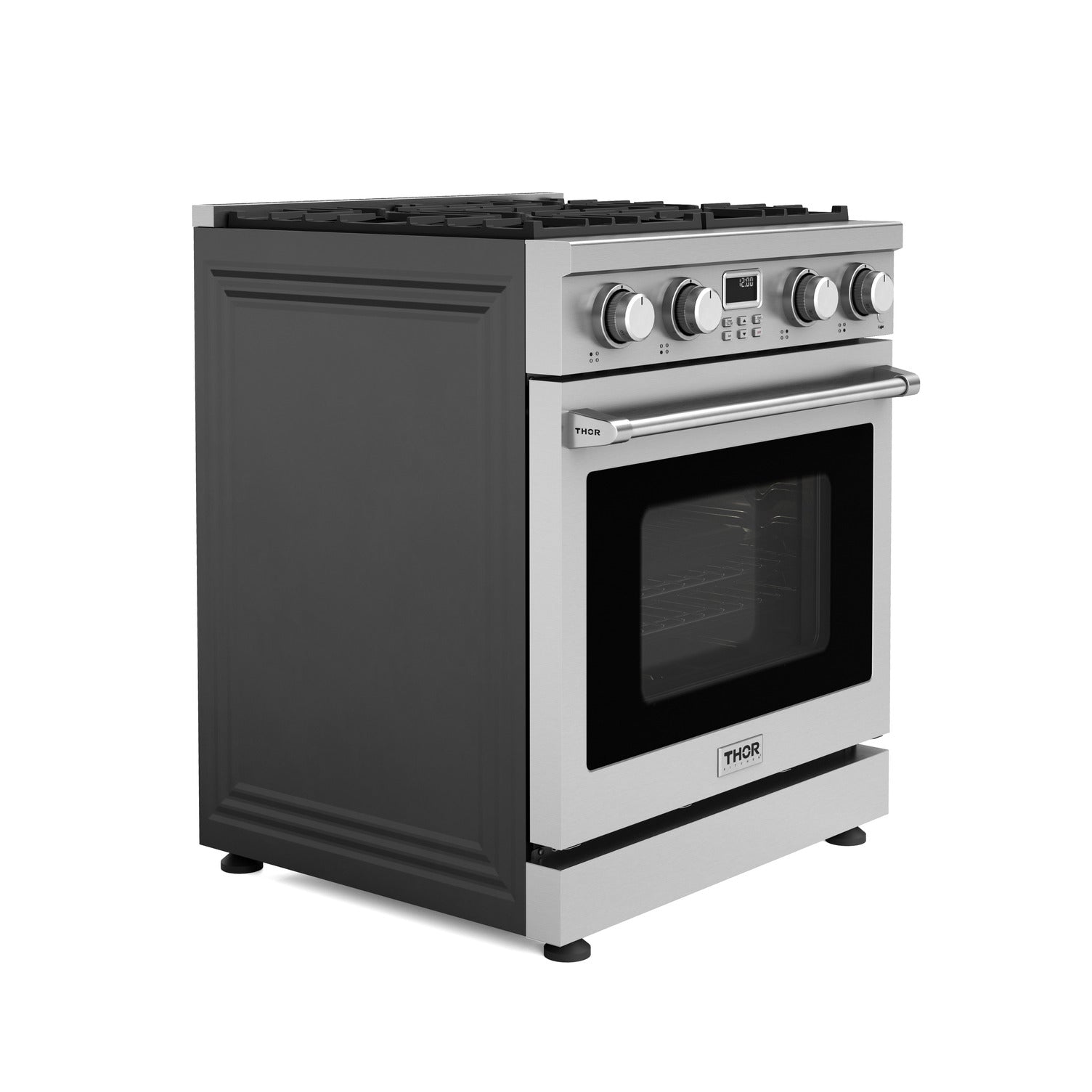 Perfectly Condition Openbox with Super Discount Thor Kitchen 30" Contemporary Professional Propane Gas Range, ARG30LP - R - Smart Kitchen Lab