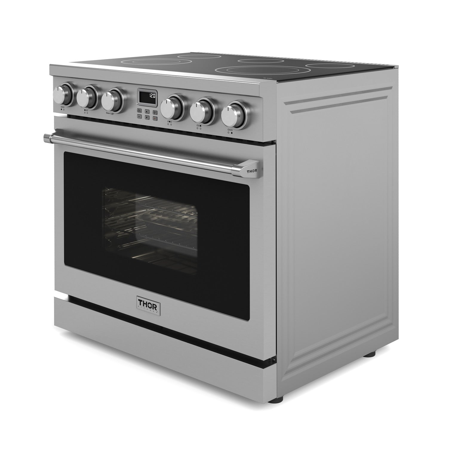 Perfectly Condition Openbox with Super Discount Thor Kitchen 36" Contemporary Professional Electric Range, ARE36 - R - Smart Kitchen Lab