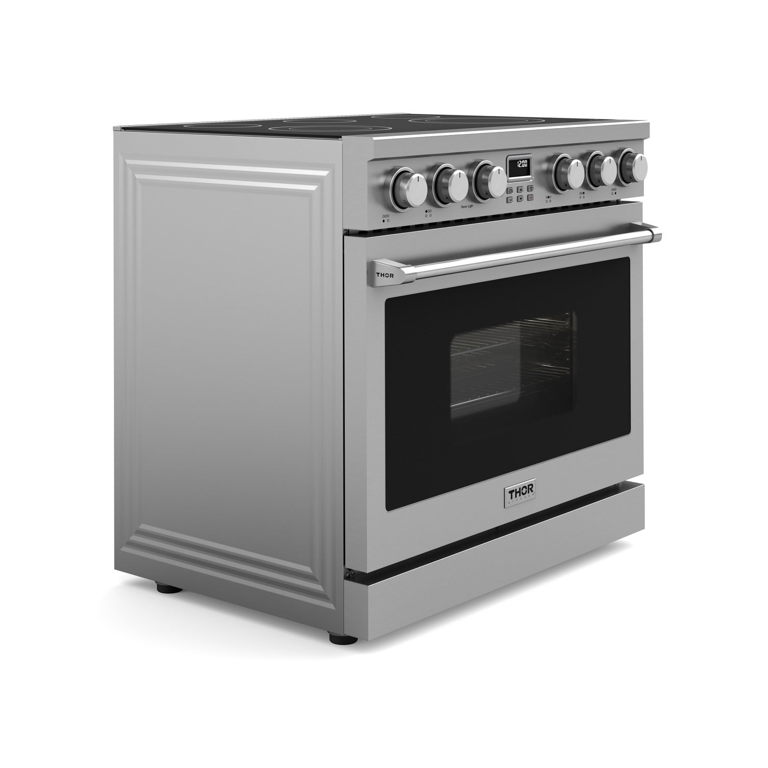 Perfectly Condition Openbox with Super Discount Thor Kitchen 36" Contemporary Professional Electric Range, ARE36 - R - Smart Kitchen Lab