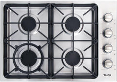 Thor 30 in. Drop - in Natural Gas Cooktop in Stainless Steel, TGC3001 - Smart Kitchen Lab