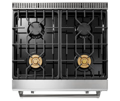 Thor Kitchen 30 In. 4.6 cu. ft. Self - Clean Gas Range in Stainless Steel with Front Touch Control, TRG3001 - Smart Kitchen Lab