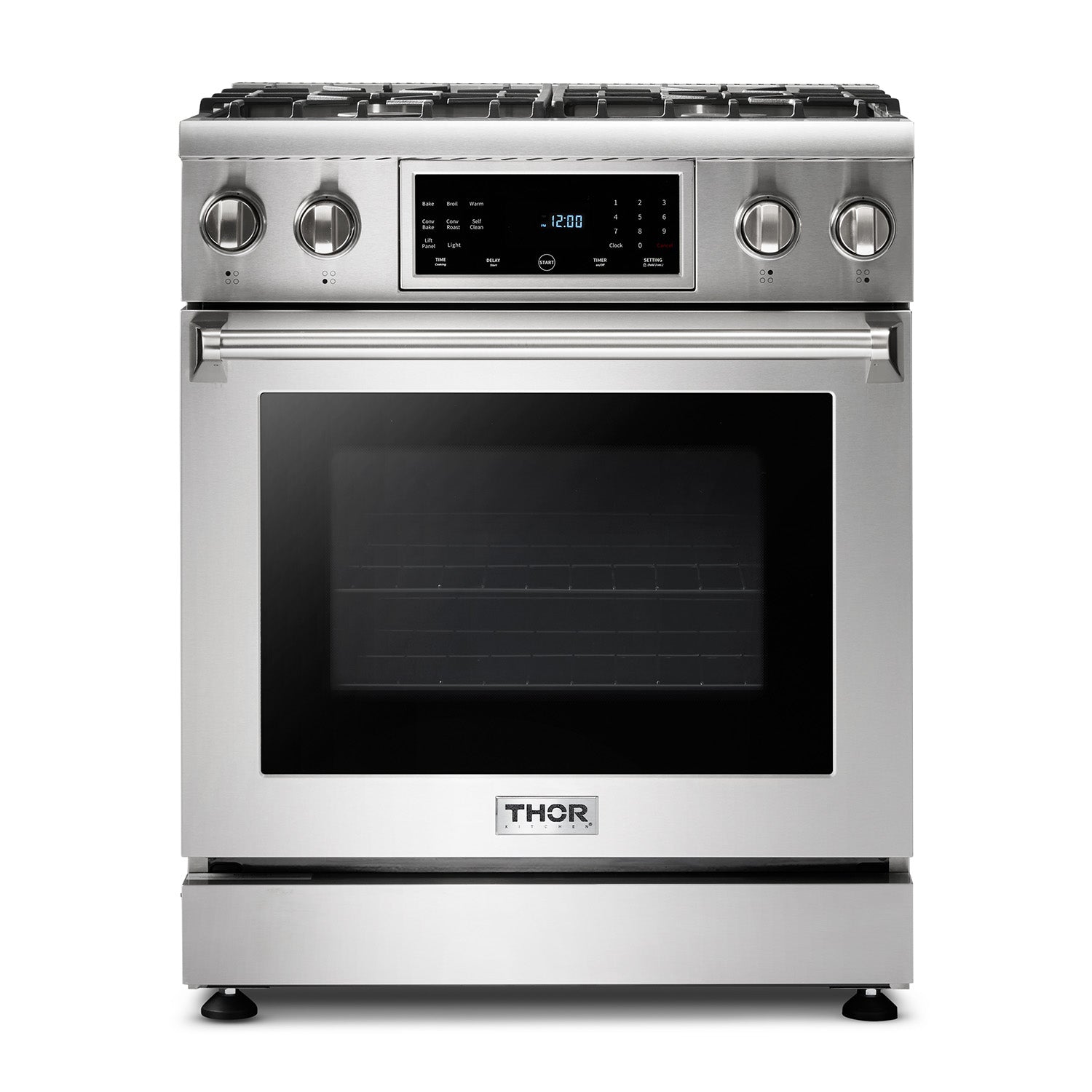 Thor Kitchen 30 In. 4.6 cu. ft. Self - Clean Propane Gas Range in Stainless Steel, TRG3001LP - Smart Kitchen Lab