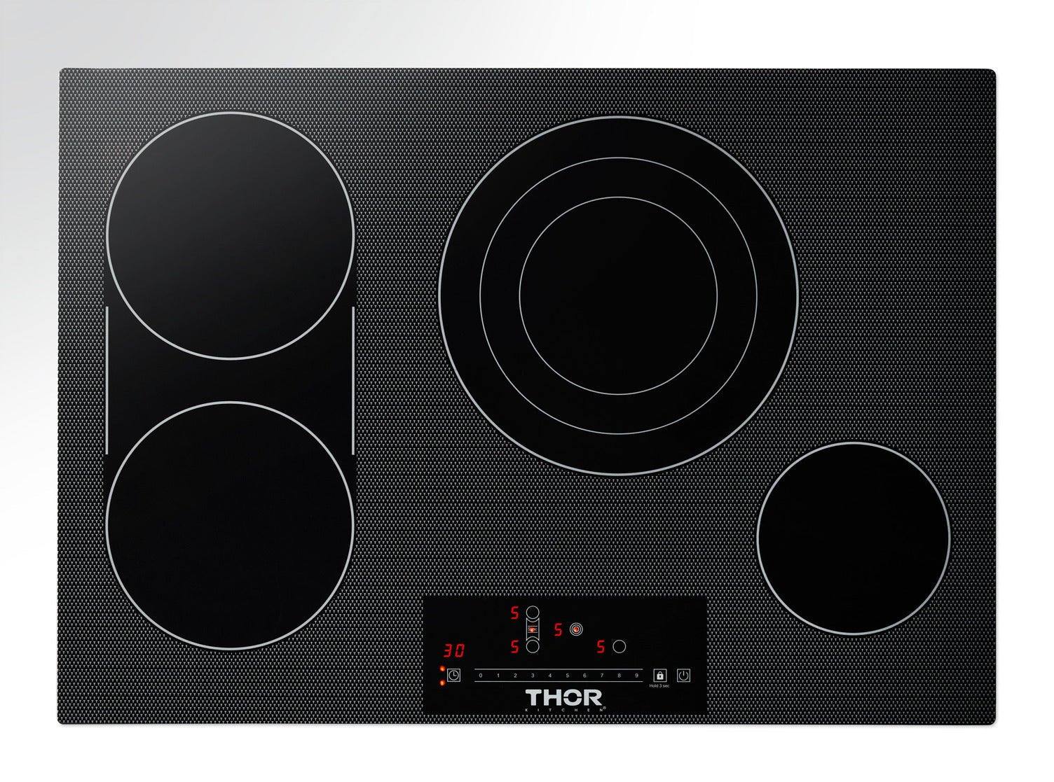 Thor Kitchen 30 In. Professional Electric Cooktop With 4 Burners in Black, TEC30 - Smart Kitchen Lab