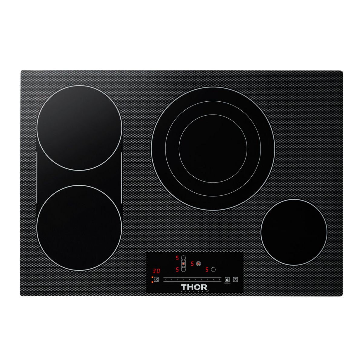 Thor Kitchen 30 In. Professional Electric Cooktop With 4 Burners in Black, TEC30 - Smart Kitchen Lab