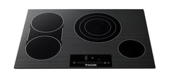 Thor Kitchen 30 In. Professional Electric Cooktop With 4 Burners in Black, TEC30 - Smart Kitchen Lab