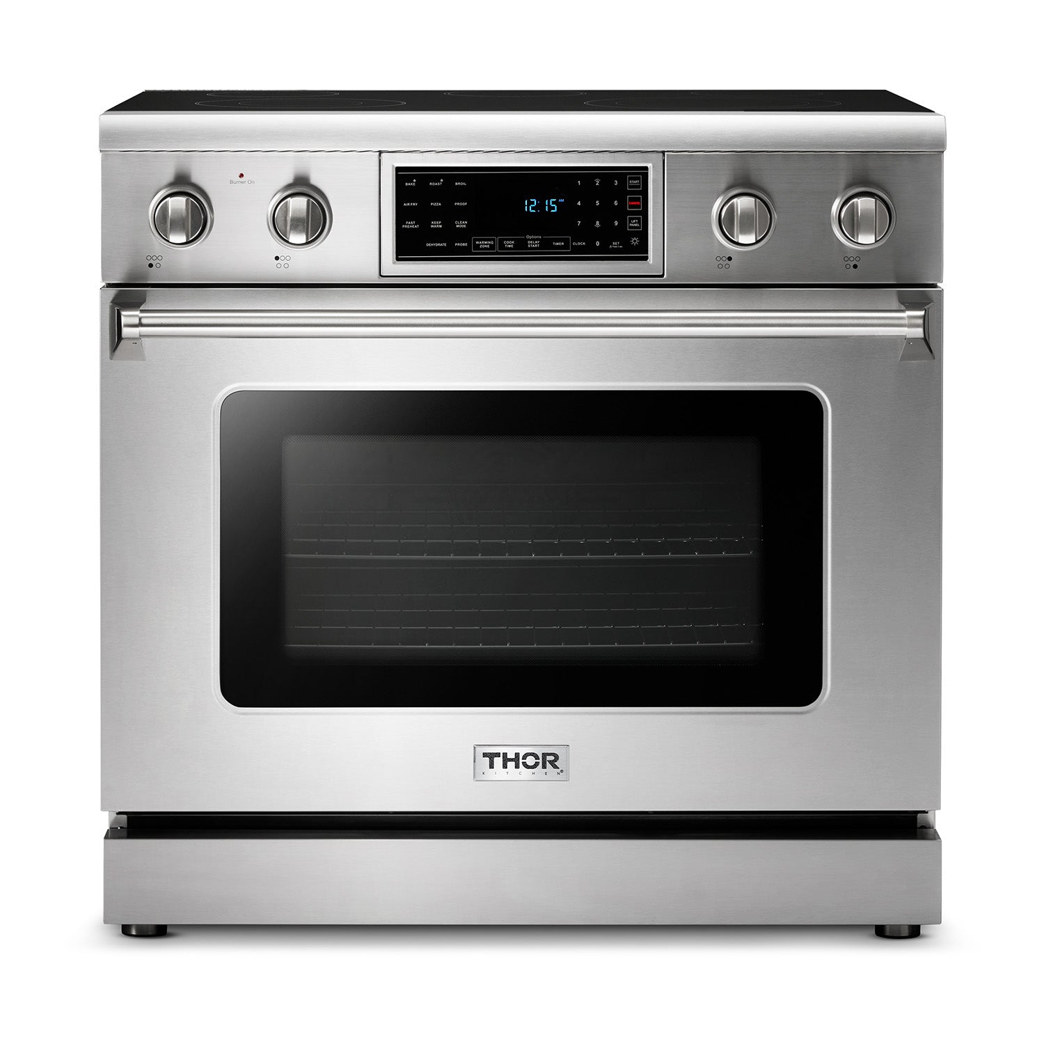 Thor Kitchen 36 Inch Air Fry and Self - Clean Professional Electric Range, TRE3601 - Smart Kitchen Lab