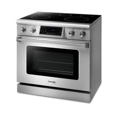 Thor Kitchen 36 Inch Air Fry and Self - Clean Professional Electric Range, TRE3601 - Smart Kitchen Lab