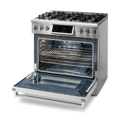 Thor Kitchen 36 Inch Air Fry and Self - Clean Professional Gas Range, TRG3601 - Smart Kitchen Lab