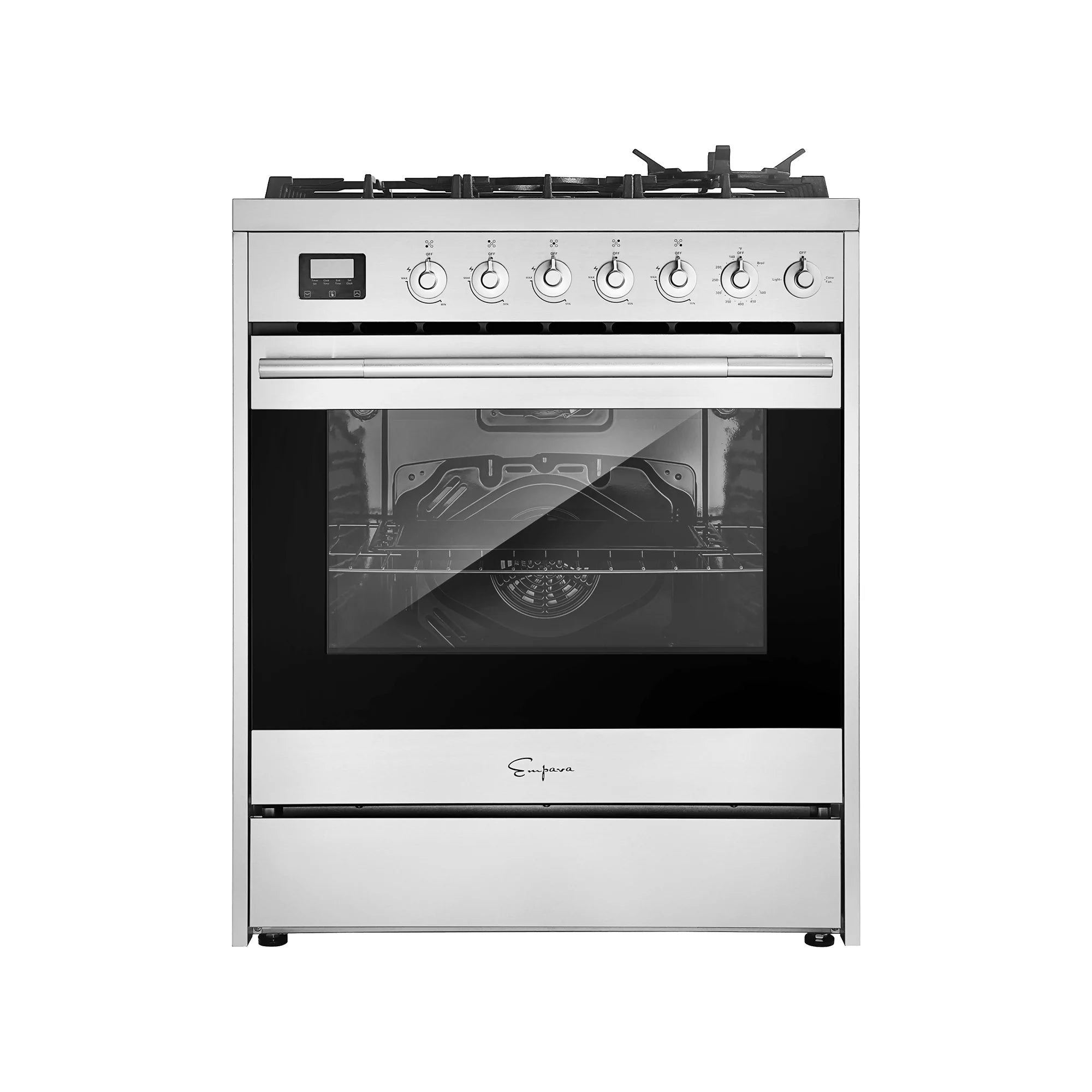 Empava 30 Inch Freestanding Range Gas Cooktop And Oven 30GR06 - Smart Kitchen Lab