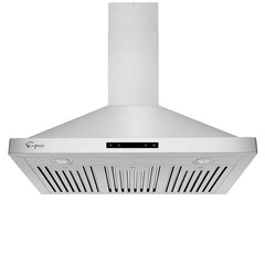 Empava 36 in. 380 CFM Ducted Wall Mount Range Hood 36RH04 - Smart Kitchen Lab