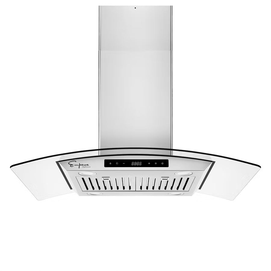 Empava 36 in. Kitchen 400 CFM Island Wall Mount Ducted Range Hood 36RH09 - Smart Kitchen Lab