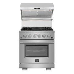 Forno 30 in. 600 CFM Wall Mount Range Hood and Back Splash, FRHWM5029-30HB - Smart Kitchen Lab