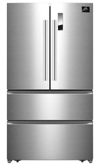 Forno 33 in. 19 cu.ft. French Door Refrigerator in Stainless Steel, FFFFD1907-33SB - Smart Kitchen Lab