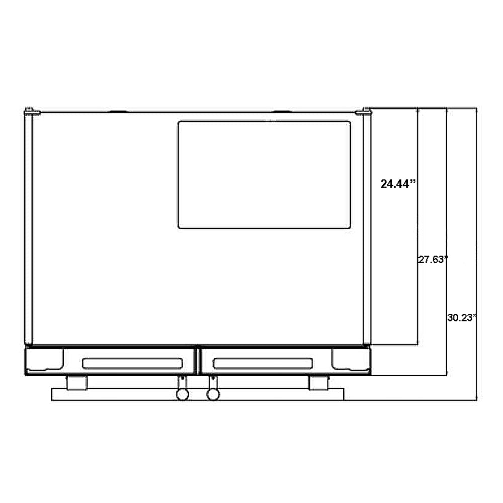 Forno 36 in. 19 cu.ft. French Door Refrigerator in Stainless Steel, FFRBI1820-36SB - Smart Kitchen Lab