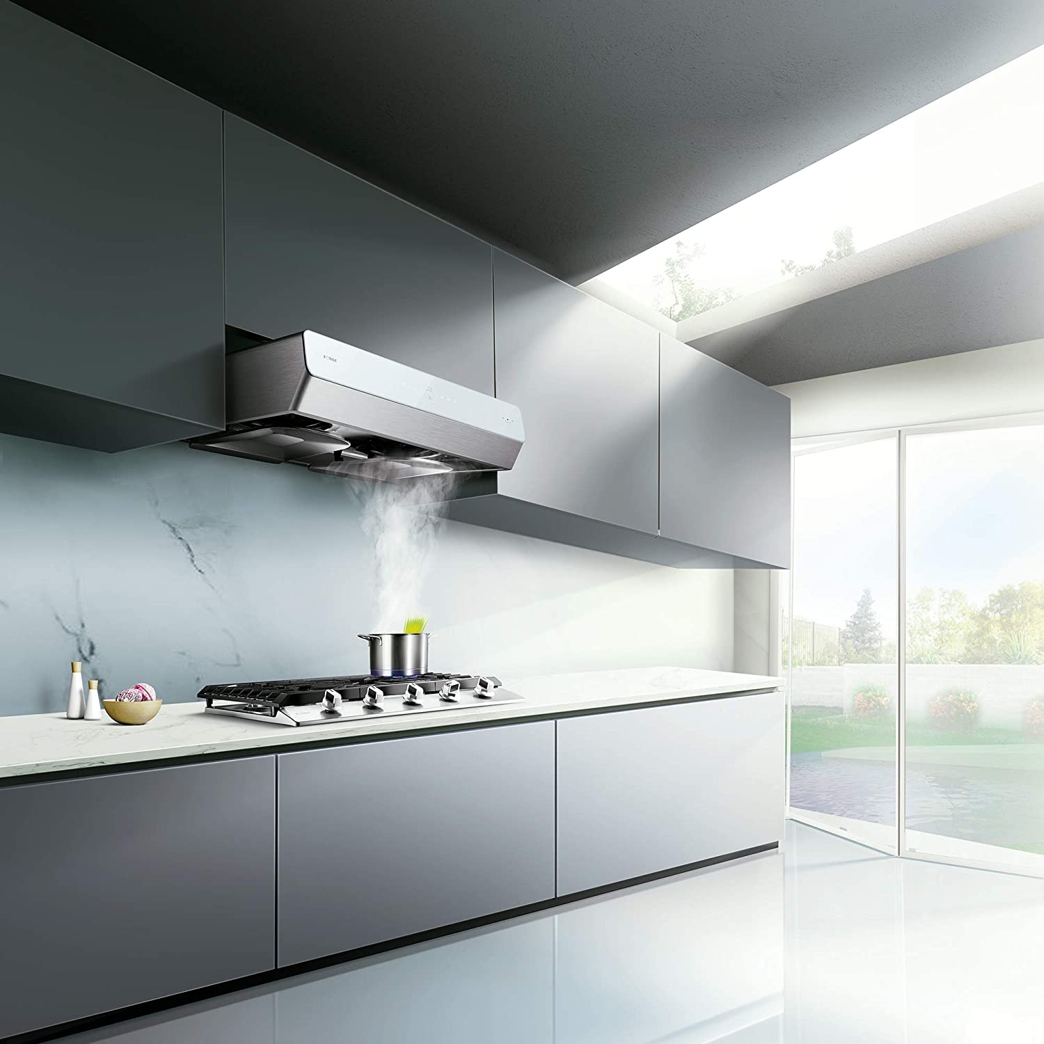 Fotile Pixie Air 30 in Slim Stainless Steel Undercabinet Range Hood, UQG3002 - Smart Kitchen Lab