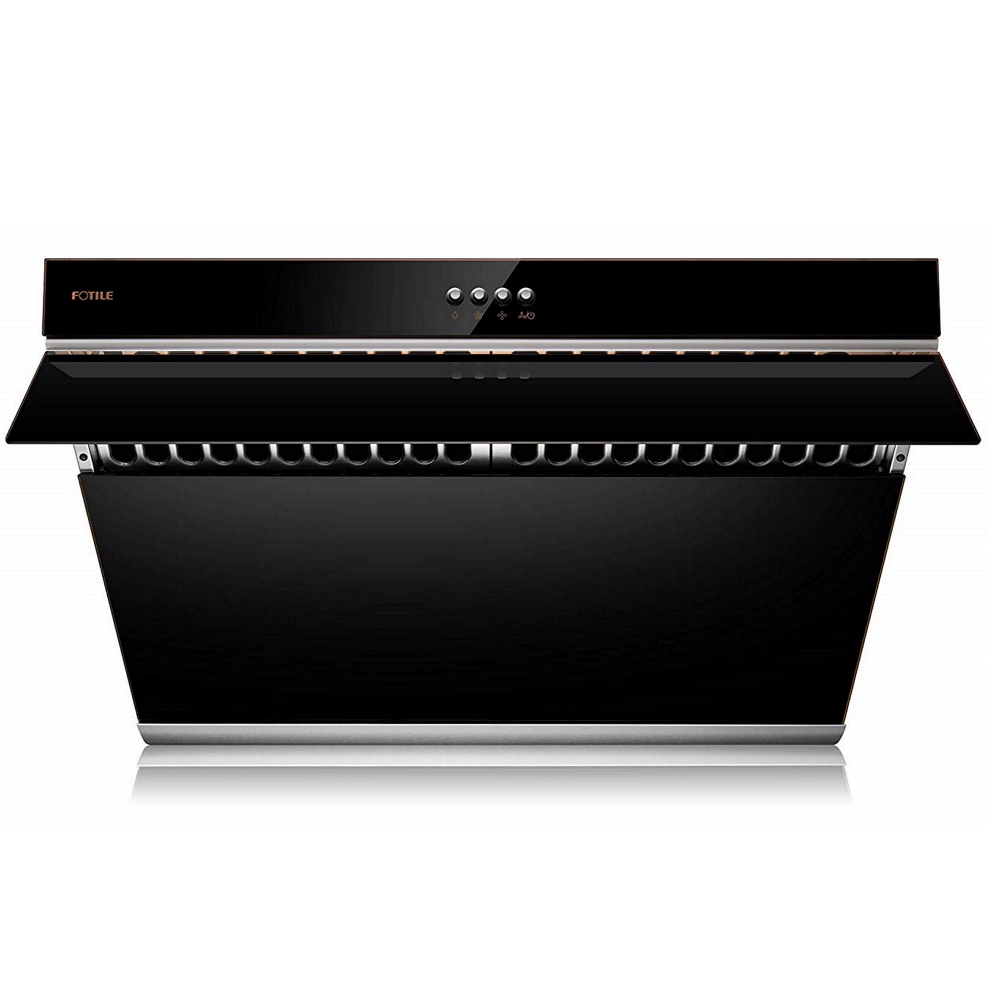 Fotile Slant Vent Series 30 in. 850 CFM Range Hood with Push Buttons in Silver Gray, JQG7502.G - Smart Kitchen Lab