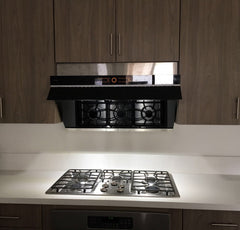 Fotile Slant Vent Series 36 in. 850 CFM Range Hood with Touchscreen in Onyx Black, JQG9001 - Smart Kitchen Lab