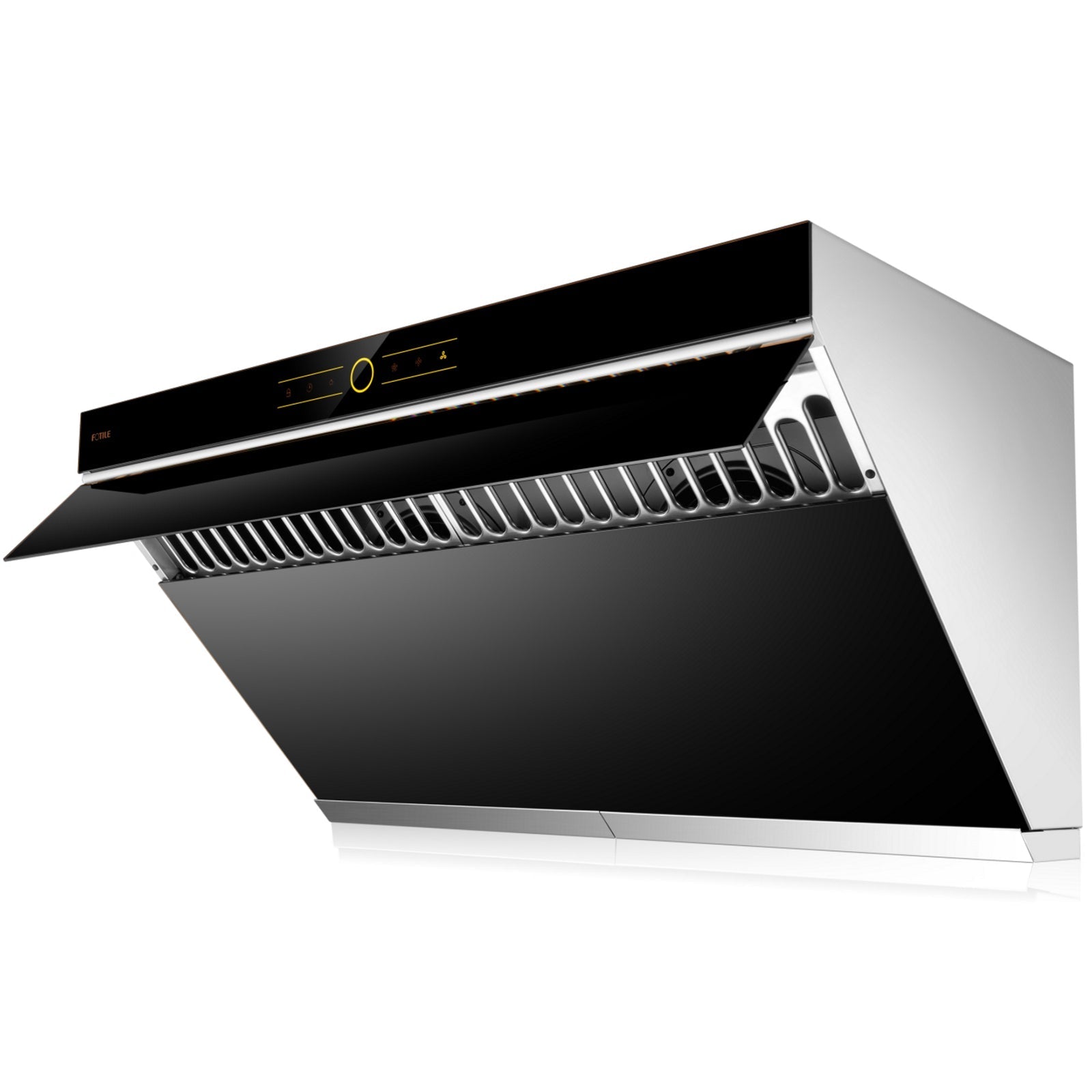 Fotile Slant Vent Series 36 in. 850 CFM Range Hood with Touchscreen in Onyx Black, JQG9001 - Smart Kitchen Lab