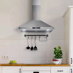 LE30T Wall Mount Range Hood with Ducted Convertible Ductless - Smart Kitchen Lab