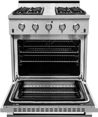 NXR 30 in. 4.5 cu.ft. Pro-Style Natural Gas Range with Convection Oven in Stainless Steel, SC3055 - Smart Kitchen Lab