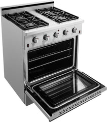 NXR 30 in. 4.5 cu.ft. Pro-Style Natural Gas Range with Convection Oven in Stainless Steel, SC3055 - Smart Kitchen Lab