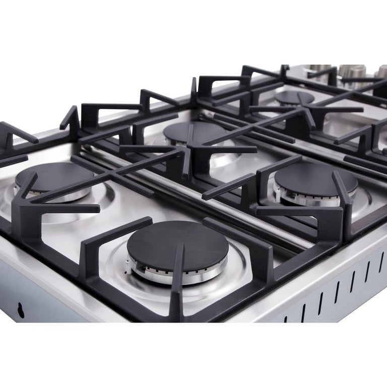 Perfectly Situation Openbox with Supper Discount Thor 36 in. Drop-in Natural Gas Cooktop in Stainless Steel, TGC3601 -R - Smart Kitchen Lab