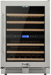 Perfectly Situation Openbox with Supper Discount Thor Kitchen 24 in. 46 Bottle Wine Cooler, TWC2401DO -R - Smart Kitchen Lab