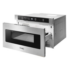 Perfectly Situation Openbox with Supper Discount Thor Kitchen 24 inch 1.2 Cu. Ft. Microwave Drawer In Stainless Steel, TMD2401 -R - Smart Kitchen Lab