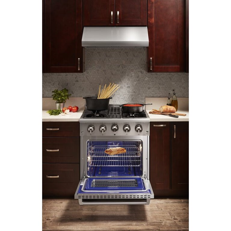 Perfectly Situation Openbox with Supper Discount Thor Kitchen 30 in. Propane Gas Burner/Electric Oven Range in Stainless Steel, HRD3088ULP -R - Smart Kitchen Lab