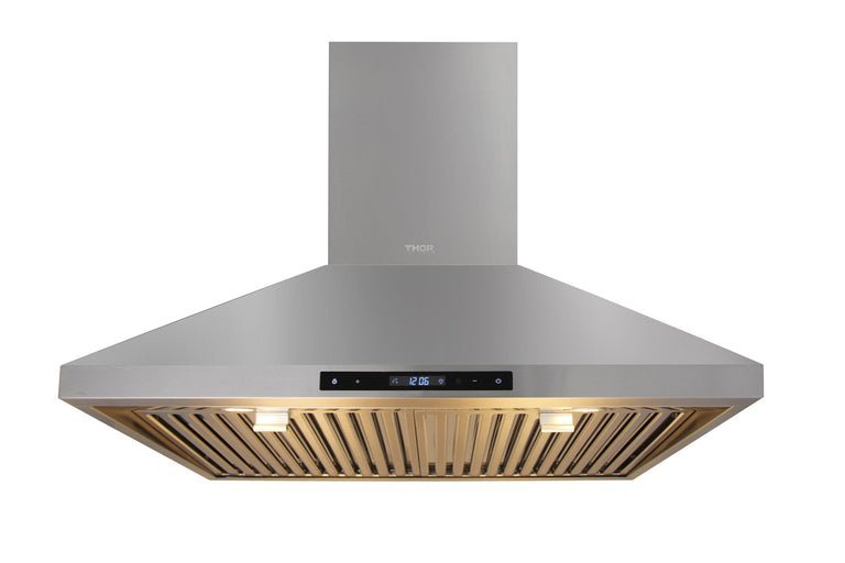 Perfectly Situation Openbox with Supper Discount Thor Kitchen 30 in. Wall Mount LED Light Range Hood in Stainless Steel, HRH3007 -R - Smart Kitchen Lab