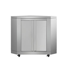 Perfectly Situation Openbox with Supper Discount Thor Kitchen Outdoor Kitchen Corner Cabinet Module in Stainless Steel, MK06SS304 -R - Smart Kitchen Lab
