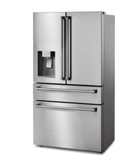 Perfectly Situation Openbox with Supper Discount TRF3601FD: Thor Kitchen 36 In. Counter Depth Refrigerator in Stainless Steel with Water Dispenser, Ice Maker, TRF3601FD -R - Smart Kitchen Lab