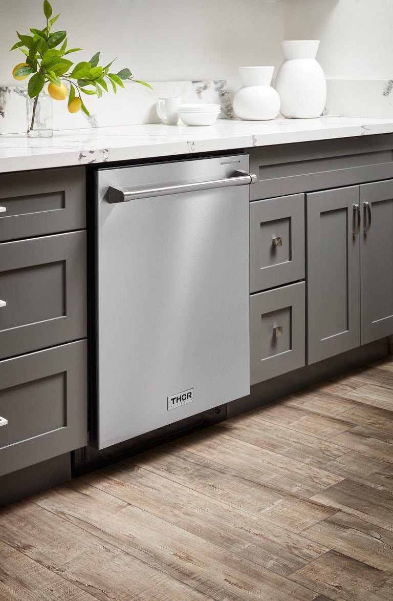 Thor Kitchen 24 inch. Stainless Steel Dishwasher - Energy Star, HDW2401SS - Smart Kitchen Lab