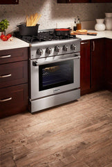 Thor Kitchen 30 in. 4.2 cu. ft. Professional Natural Gas Range in Stainless Steel, HRG3080U - Smart Kitchen Lab