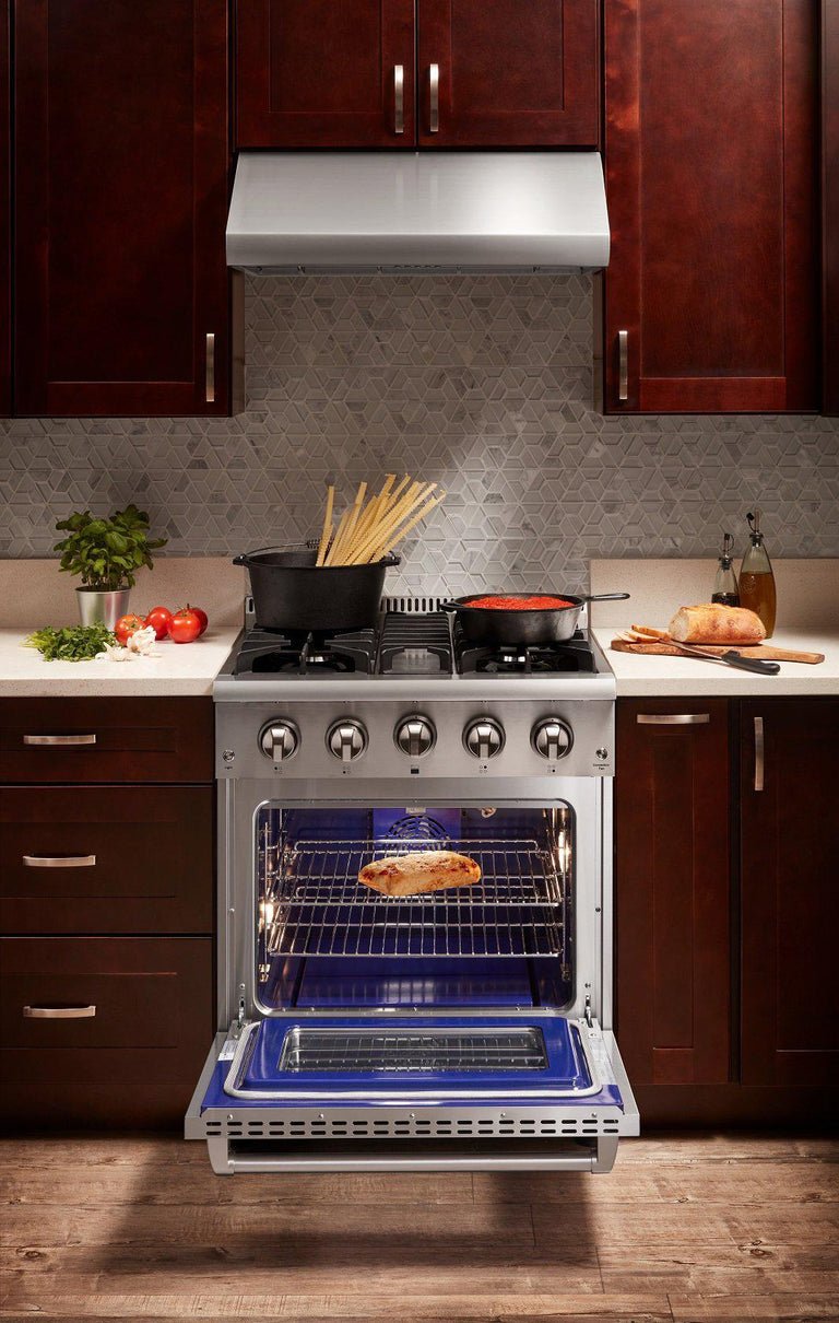 Thor Kitchen 30 in. 4.2 cu. ft. Professional Propane Gas Range in Stainless Steel, HRG3080ULP - Smart Kitchen Lab