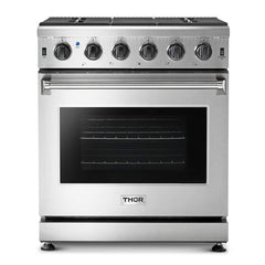 Thor Kitchen 30 inches Standard Professional Appliances 2-Piece: 30 inches Standard Professional Range,Stainless Steel Range Hood, AP-30-sd-2 - Smart Kitchen Lab