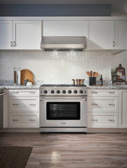 Thor Kitchen 36 in. 6.0 Cu. Ft Professional Natural Gas Range in Stainless Steel, LRG3601U - Smart Kitchen Lab