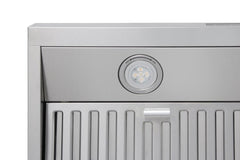 Thor Kitchen 36 in. Wall Mount LED Light Range Hood in Stainless Steel, HRH3607 - Smart Kitchen Lab