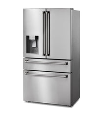 TRF3601FD: Thor Kitchen 36 In. Counter Depth Refrigerator in Stainless Steel with Water Dispenser, Ice Maker, TRF3601FD - Smart Kitchen Lab