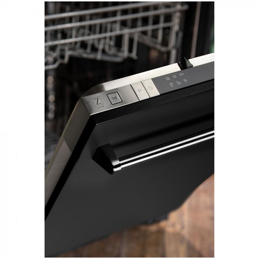 ZLINE 18 in. Top Control Dishwasher in Black Matte Stainless Steel, DW-BLM-18 - Smart Kitchen Lab