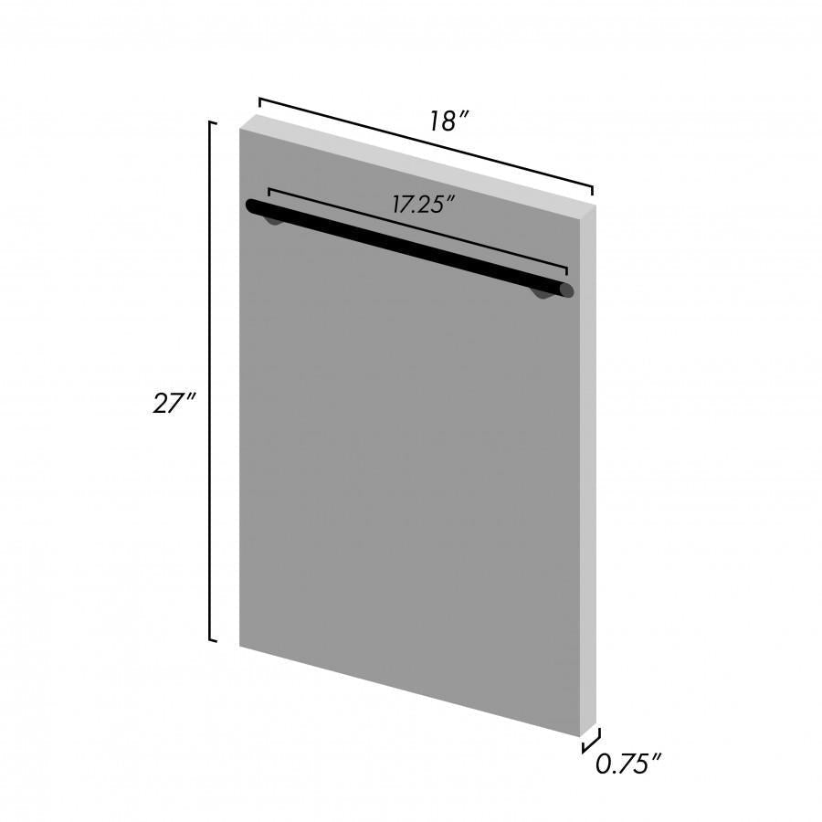 ZLINE 18 in. Top Control Dishwasher in Black Matte Stainless Steel, DW-BLM-18 - Smart Kitchen Lab