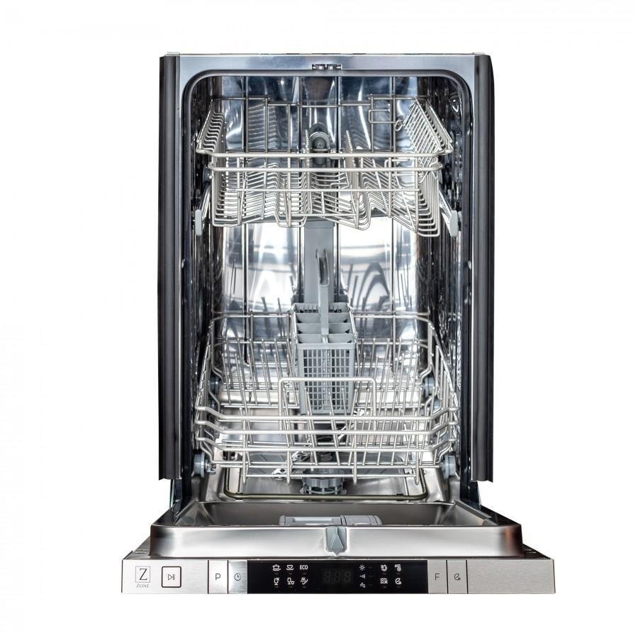 ZLINE 18 in. Top Control Dishwasher in Blue Gloss Stainless Steel, DW-BG-18 - Smart Kitchen Lab