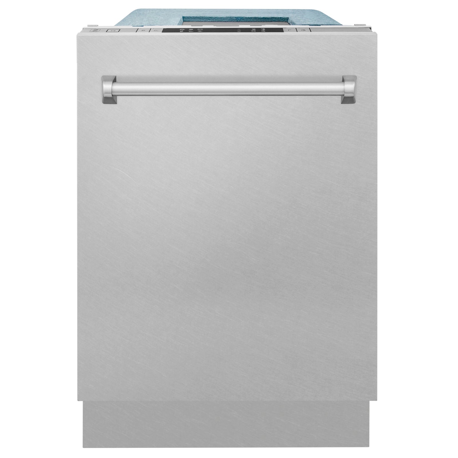 ZLINE 18 in. Top Control Dishwasher in DuraSnow® Stainless Steel with Stainless Steel Tub, DW-SN-18 - Smart Kitchen Lab