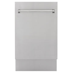 ZLINE 18 in. Top Control Tall Dishwasher in Stainless Steel with 3rd Rack, DWV-304-18 - Smart Kitchen Lab