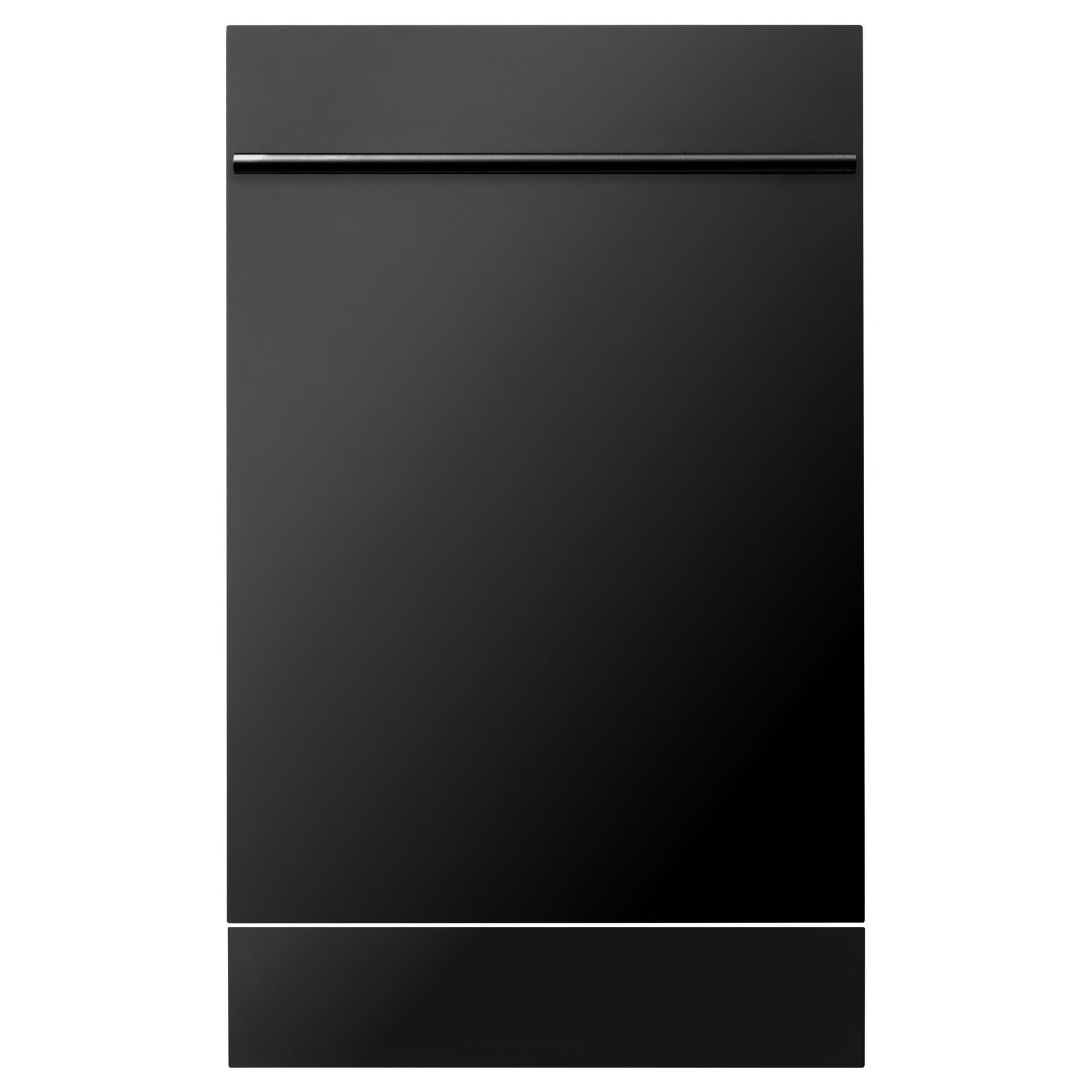 ZLINE 18 Inch Compact Black Stainless Steel Top Control Dishwasher with Stainless Steel Tub and Modern Style Handle, DW-BS-H-18 - Smart Kitchen Lab