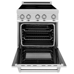 ZLINE 24 In. 2.8 cu. ft. Induction Range with a 3 Element Stove and Electric Oven in Stainless Steel, RAIND-24 - Smart Kitchen Lab