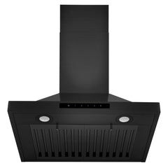 ZLINE 24 in. Convertible Vent Wall Mount Range Hood in Black Stainless Steel, BSKBN-24 - Smart Kitchen Lab