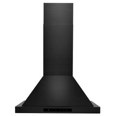 ZLINE 24 in. Convertible Vent Wall Mount Range Hood in Black Stainless Steel, BSKBN-24 - Smart Kitchen Lab