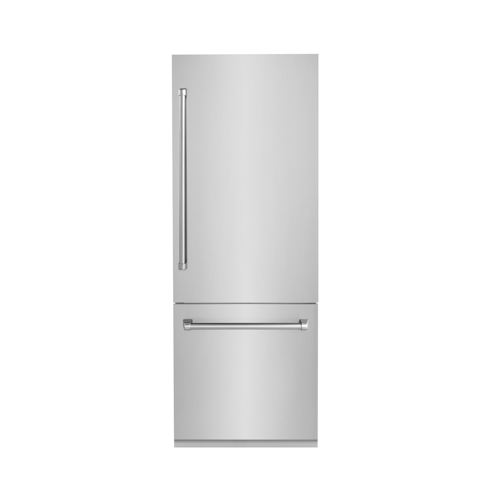 ZLINE 30 In. 16.1 cu. ft. Built-In 2-Door Bottom Freezer Refrigerator with Internal Water and Ice Dispenser in Stainless Steel, RBIV-304-30 - Smart Kitchen Lab