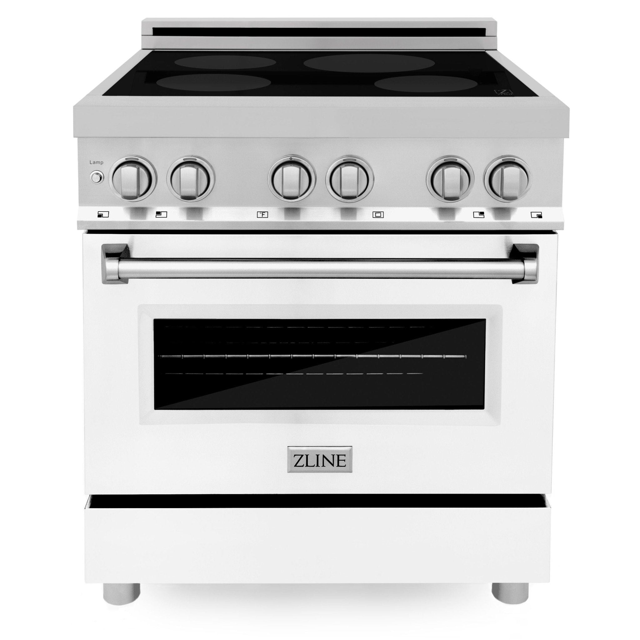 ZLINE 30 In. 4.0 cu. ft. Induction Range with a 4 Element Stove and Electric Oven in Stainless Steel, RAIND-30 - Smart Kitchen Lab